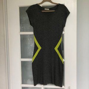 Short Sleeve Sweater Dress (Cashmere and Wool)